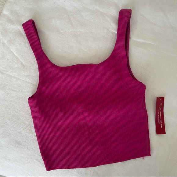 NWT Carbon38 Ribbed Cropped Tank - Picture 3 of 6